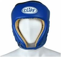 Шлем боксерский ULI-5001 FLEX, открытый, цвет: синий, размер: M