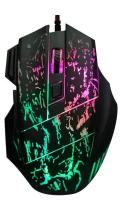 Мышь игровая проводная с RGB подсветкой X 7, 1000 dpi,1600 dpi,2400 dpi,3200 dpi