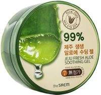 Универсальный увлажняющий гель с алоэ 99% в банке [The Saem] Jeju Fresh Aloe Soothing Gel 99%