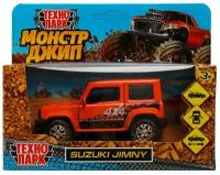 Машина металл SUZUKI JIMNY 11,5 см, двер, баг, инер, оранж, кор. Технопарк в кор