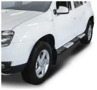 Пороги алюминиевые (арт. R.4703.013) RENAULT Duster (Рено Дастер) 2011-н. в / NISSAN Terrano 2014 -н. в