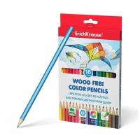 ErichKrause Пластиковые цветные карандаши 18 цветов, ErichKrause, шестигранные
