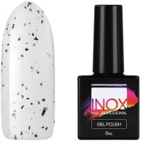 INOX nail professional, Гель лак 149 - Черные крапинки 8 мл