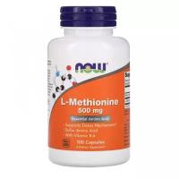 Now L-Methionine 500 mg 100 капс