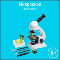 Микроскоп «Юный биолог», увеличение х80, х200, х450, с подсветкой