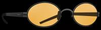 Титановые солнцезащитные очки GRESSO Mykonos - круглые / желтые