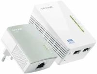 TP-Link TL-WPA4220 KIT, AV600 Комплект адаптеров Powerline с Wi-Fi N300, TL-WPA4220 (1 шт.) + TL-PA4010 (1 шт.) (TL-WPA4220 KIT)