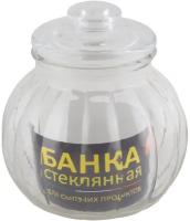 Стеклянная банка для сыпучих продуктов с крышкой BOLLA, объем: 1.3 л