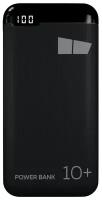 Внешний аккумулятор 10000mAh Smart 3USB Type-C 3A PD 20W+QC3.0 быстрая зарядка More choice PB32S-10 Black