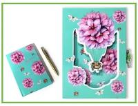 Скетчбук с цветными листами и замком для рисования а5 40 листов в подарок для девочек и мальчиков