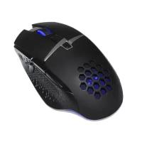 Мышь ExeGate Gaming Standard Laser GML-14 (USB, лазерная, 1000/1200/3000/4000dpi, 8 кнопок и колесо прокрутки, длина кабеля 1,5м, черная, подсветка, Color Box) EX289490RUS