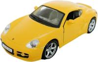 Porsche Cayman S масштаб 1:32 Bburago коллекционная модель автомобиля yellow