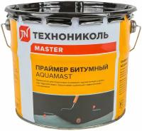 Праймер битумный Технониколь Master Aquamast, 2,4 кг, черный