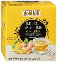 Чайный напиток Gold kili Ginger lemon в пакетиках, лимон, имбирь, 20 пак