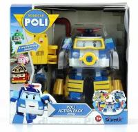 Silverlit Поли трансформер Robocar Poli + костюм водолаза, 10 см