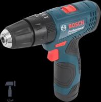 Дрель-шуруповерт аккумуляторная Bosch GSB 120, 06019G8100, 12 В Li-ion 2x2 Ач