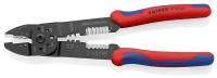 Клещи зажимные KNIPEX 9722240SB для опрессовки с двухкомпонентными рукоятками с черной лакировкой 240 mm