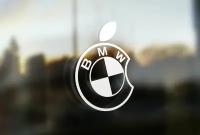 Наклейка на авто BMW Apple 15х11