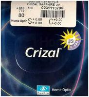 Линза Essilor 1.67 AS Stylis Crizal Sapphire UV