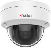 DS-I402(D) (2.8 mm) HiWatch Купольная антивандальная IP видеокамера, объектив 2.8мм, 4Мп, Ик, POE