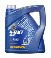 Полусинтетическое моторное масло MANNOL 7202 4-Takt Plus SAE 10w40 (4л