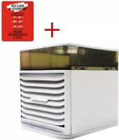 Настольный портативный увлажняющий вентилятор воздуха+Авторский магнит AlexShoping на холодильник