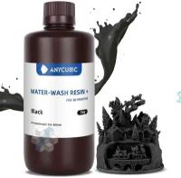 Фотополимерная водосмываемая смола Anycubic Water Wash Resin+ черная