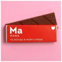 Молочный шоколад «Мама», 20 г