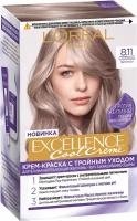 Loreal Paris Крем-краска для волос Excellence Cool Creme 8.11 Ультрапепельный 1 шт