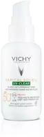 VICHY Невесомый солнцезащитный флюид UV-Clear для лица против несовершенств SPF 50+, 40 мл