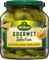 Огурцы Kuhne Корнишоны сладкие Sweet Gherkins GS маринованные, 530 г