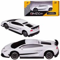 Машинка металлическая Uni-Fortune RMZ City 1:64 Lamborghini Gallardo LP570-4 без механизмов, (белый), 7,18х3,10х1,95 см