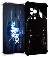 Чехол MyPads mma единоборства для Xiaomi Black Shark 5 Pro задняя-панель-накладка-бампер