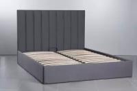 VIERO Кровать Бриз мягкое изголовье с размером спального места 180*200 с ортопедическим основанием, без подъемного механизма