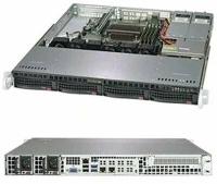 Сервер Supermicro SuperServer 5019C-MR без процессора/без ОЗУ/без накопителей/количество отсеков 3.5