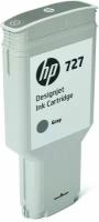 Картридж для печати HP Картридж HP 727 F9J80A вид печати струйный, цвет Серый, емкость 300мл