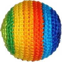 Мячик для игры в сокс. Диаметр 5 см. Разноцветный