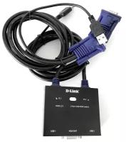 Переключатель D-Link KVM-221/C1A 2х портовый (KVM-221/C1A)