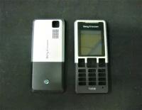 Корпус для Sony Ericsson T250i, серебристый/черный