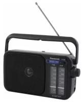 Радиоприемник Panasonic RF-2400DEE-K FM, AM, питание 4 элемента АА, чёрный