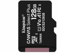 Карта памяти 128GB Kingston SDCS2/128GBSP microSDXC Canvas Select Plus 100R A1 C10 Single Pack w/o ADP