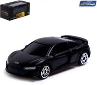 Машина металлическая AUDI R8 COUPE, 1:64, цвет черный матовый