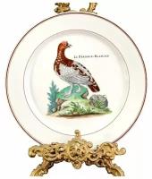 Декоративная тарелка Птицы, Белая куропатка, Paradiso