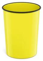 Корзины для мусора, Корзина для бумаг и мусора 13.5 литров Neon Solid, литая, жёлтая