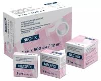 Пластырь медицинский NEOFIX NWV нестерильный на нетканой основе 5x500см, 6 шт