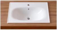 Раковина врезная для ванной комнаты Lavinia Boho Bathroom Sink 33312010, умывальник из фарфора, ширина 60 см