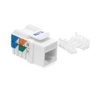 Вставка Keystone RJ-45, категория 6, белая, 90 градусов, TWT-OK45UTP/6-WH