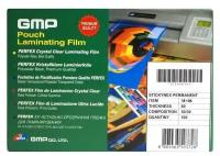 Пленка-пакет для ламинирования самоклеющаяся GMP 54x86 мм 80 мкм глянцевая (100 штук в упаковке)