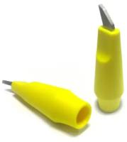 Наконечники для лыжероллерных палок, наконечники STC ОЛ-8, 1 пара, 10 мм, желтые