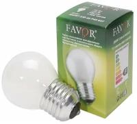 Лампы накаливания шар Favor Лампа накаливания дшмт 230-40Вт E27 (100) Favor 8109022